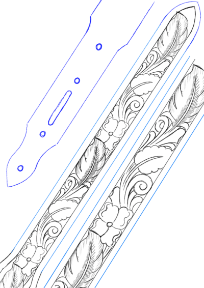 Desenho para Cinto Mod P01