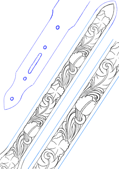 Desenho para Cinto Mod P06