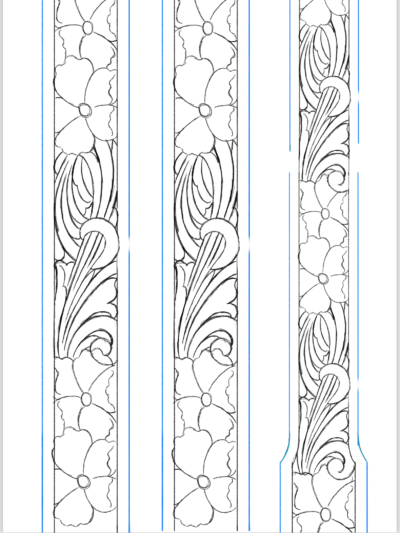 Desenho para Cinto Mod. W01