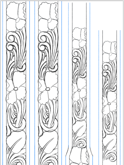 Desenho para Cinto Mod. W05