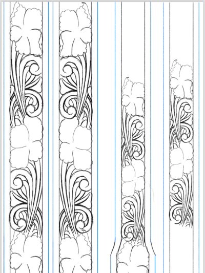 Desenho para Cinto Mod. W06