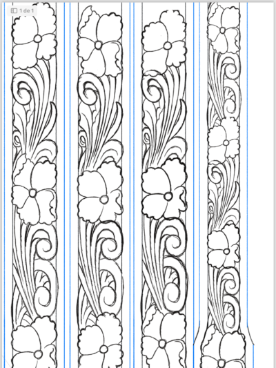 Desenho para Cinto Mod. W07