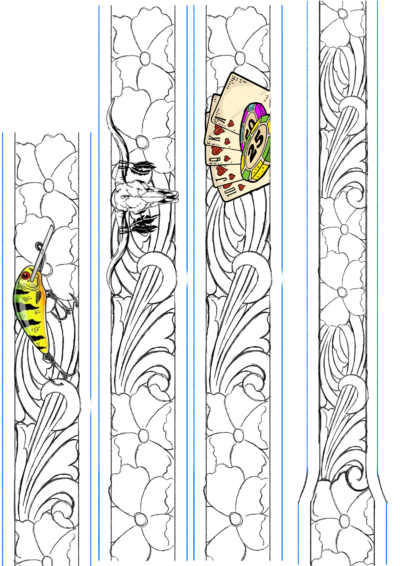 Desenho para Cinto Mod. V10