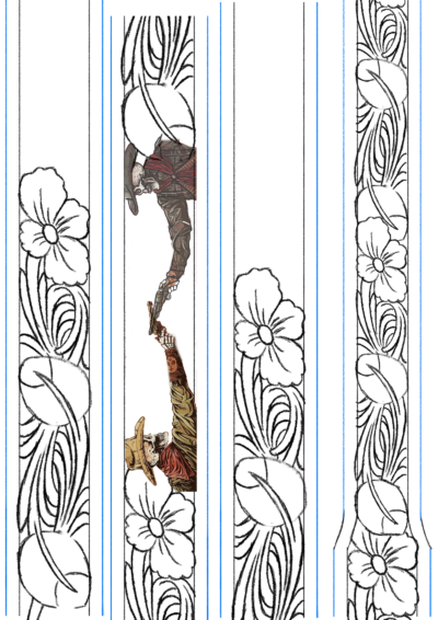 Desenho para Cinto Mod. V06