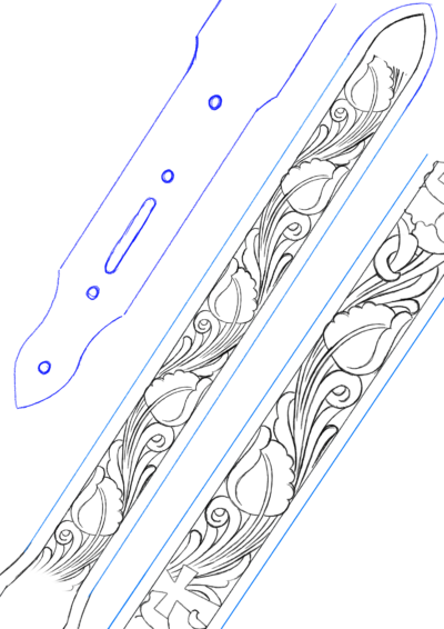 Desenho para Cinto Mod. C01
