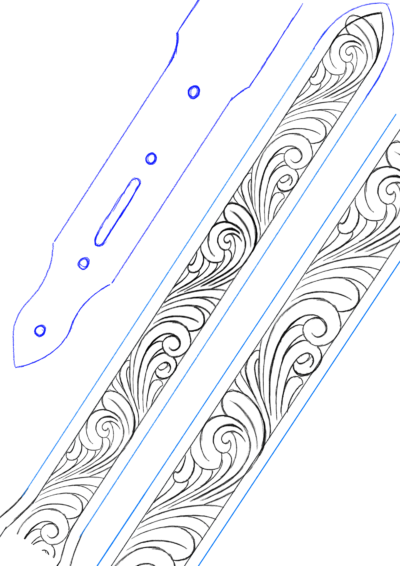 Desenho para Cinto Mod. W19