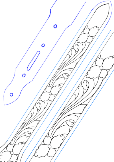 Desenho para Cinto Mod. I01