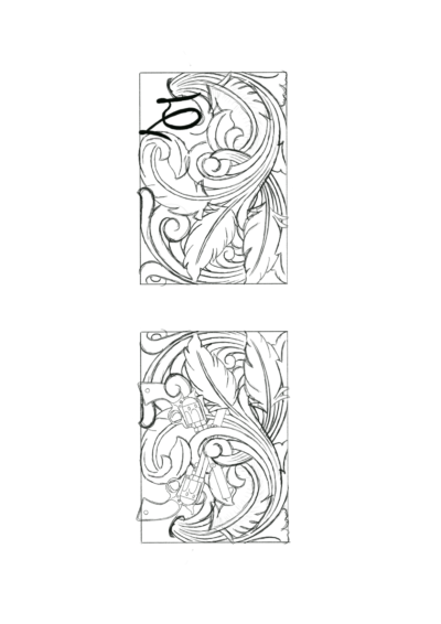 Desenho para Carteira Mod. C02