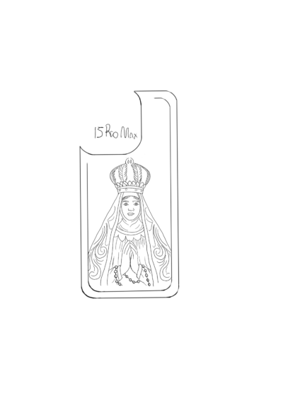 Desenho para Case nossa senhora