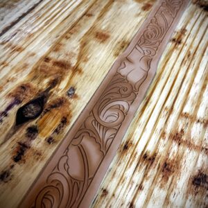 desenho para cinto mod western 20