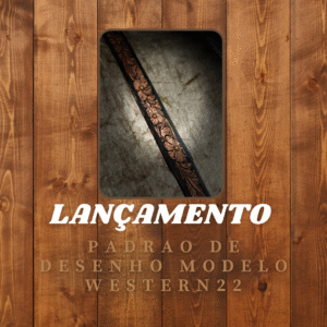 desenho para cinto mod western 22