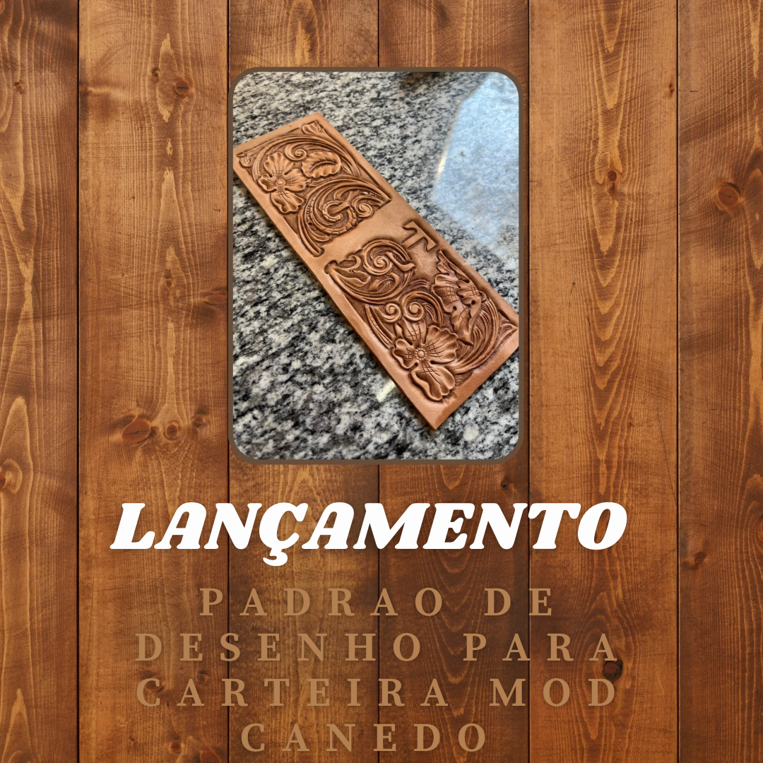 Desenho para carteira mod canedo