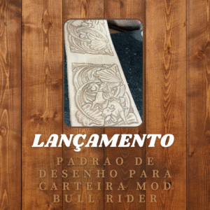 Desenho para carteira mod bull rider