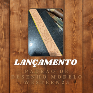 desenho para cinto mod western 25