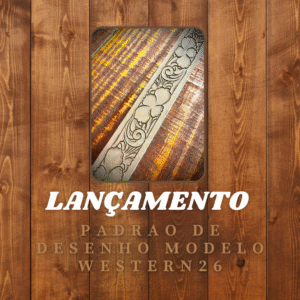 desenho para cinto mod western 26