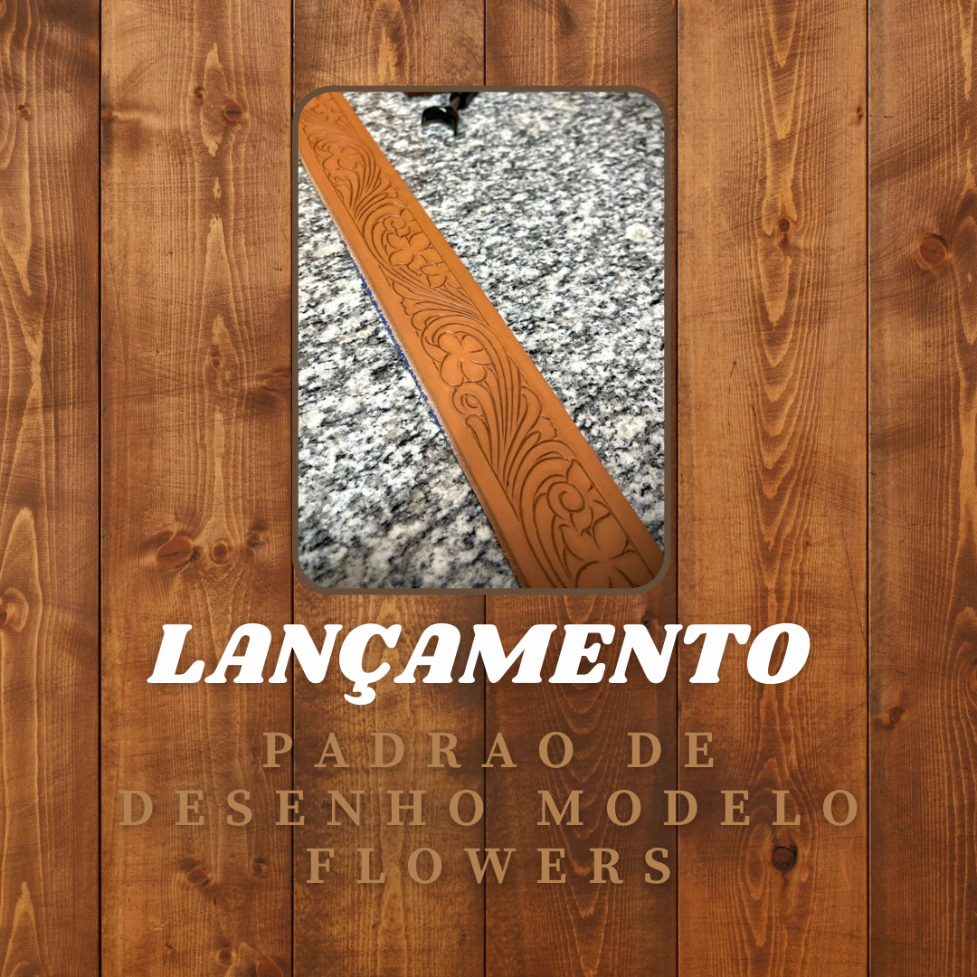 desenho para cinto mod flowers